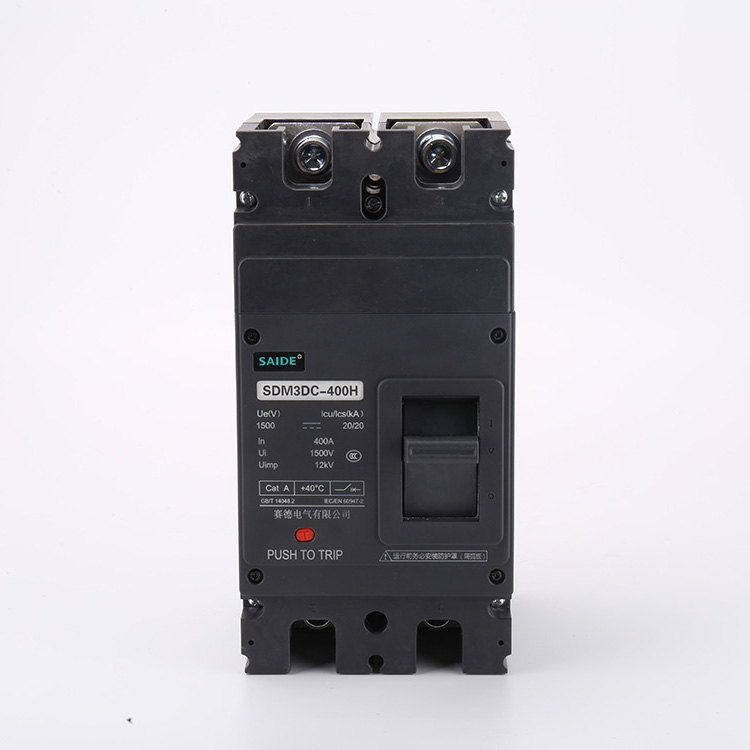 400A Nieuwe Energie AC DC Mccb 2P 3P