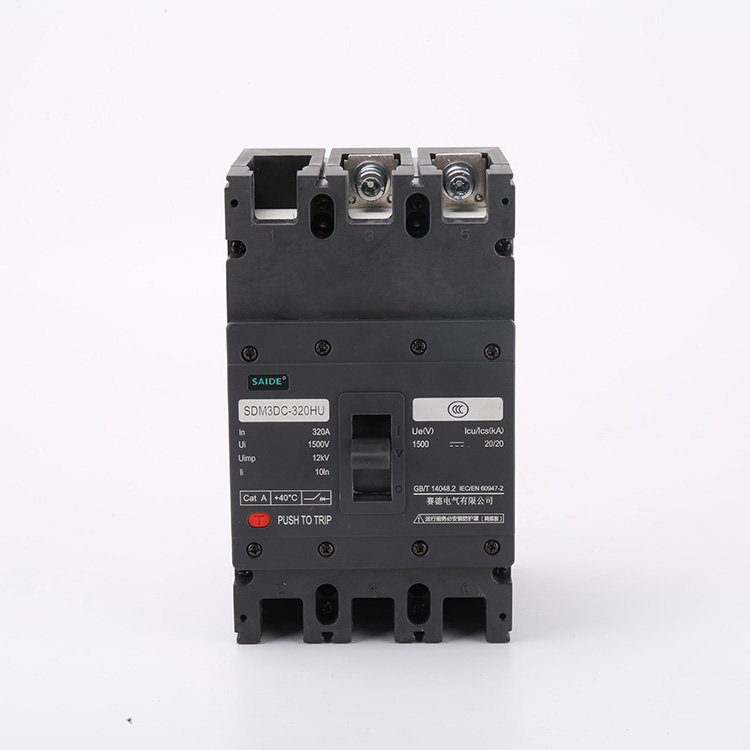 Hoge capaciteit 250A DC Mccb 2P 3P